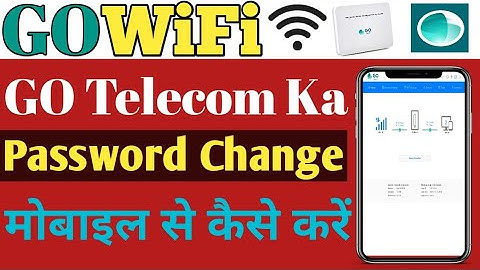 go wifi ka password kaise change kare || how to change go wifi password || change wifi password 2025