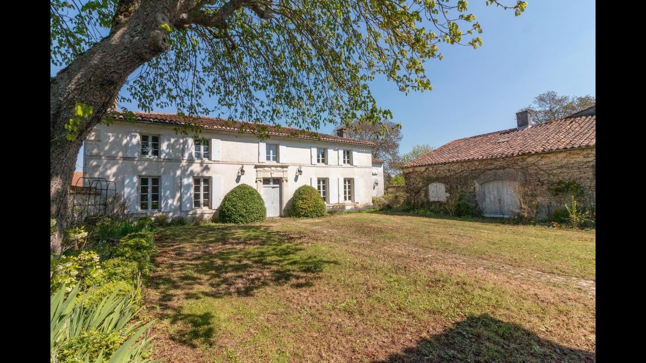 18th century house for sale near Cognac, Charente, France - ref 64350 internal video