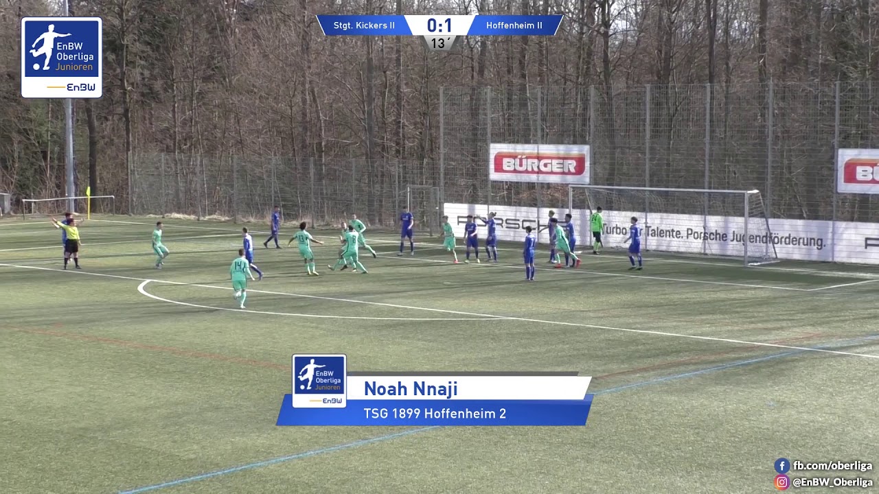B-Junioren:  0 1 Noah Nnaji TSG 1899 Hoffenheim 2 1