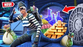 Wir ÜBERFALLEN einen TRESOR *NEU* BANKRAUB Modus in FORTNITE!