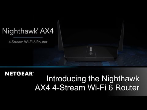 Introducing the Nighthawk AX4 AX3000 4-Stream Wi-Fi 6 Router by NETGEAR | RAX40