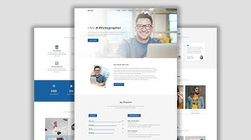 Adrian - Personal Portfolio Landing Page Template