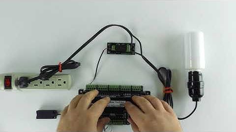 Making a Light that Stays on Only as Long as a Sensor is Being Touched