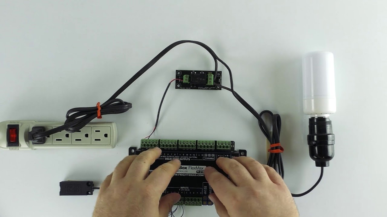 Making a Light that Stays on Only as Long as a Sensor is Being Touched