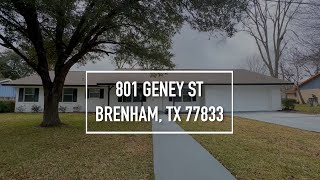 801 Geney St video tour