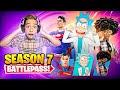 *NEW* SEASON 7 BATTLEPASS in FORTNITE! (RICK & MORTY + SUPERMAN) | Royalty Gaming