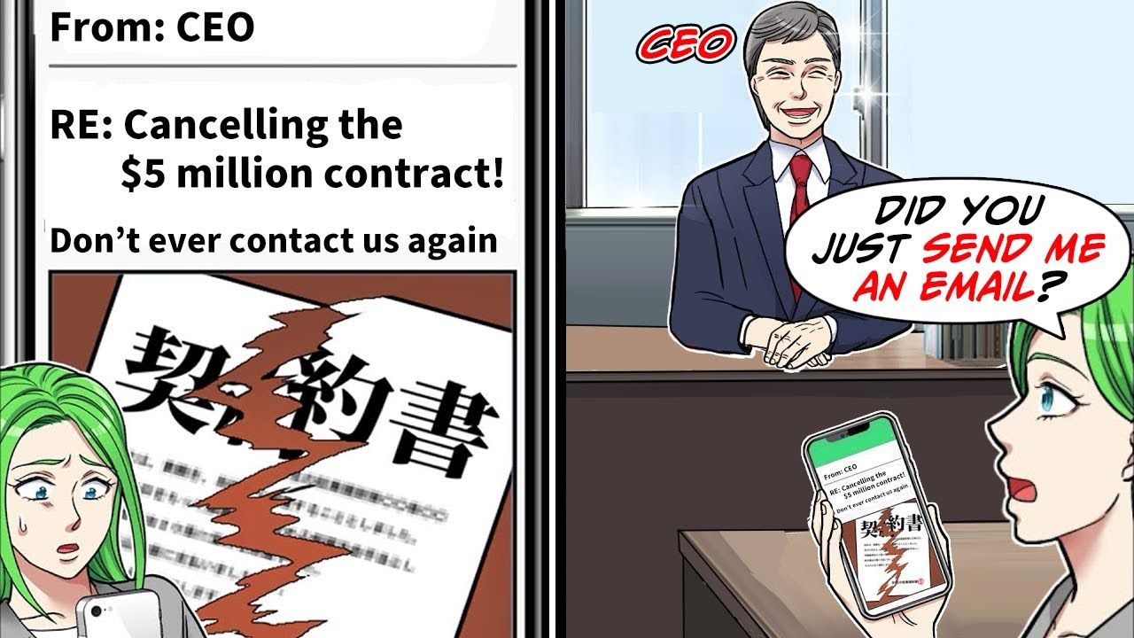 My business partner reached out to tell me that they were terminating their contract with us