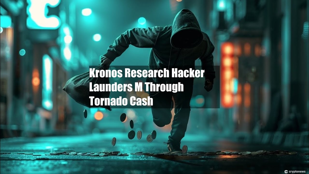 Kronos Research Hacker Launders $4M Through Tornado Cash - YouTube