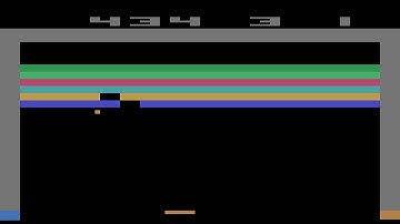 Atari 2600 - Breakout - Game 4 (1 Player)