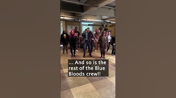 Thumbnail of Going off script…..Just another day on set at #BlueBloods   #NewMusic #newkidsontheblock #flashmob