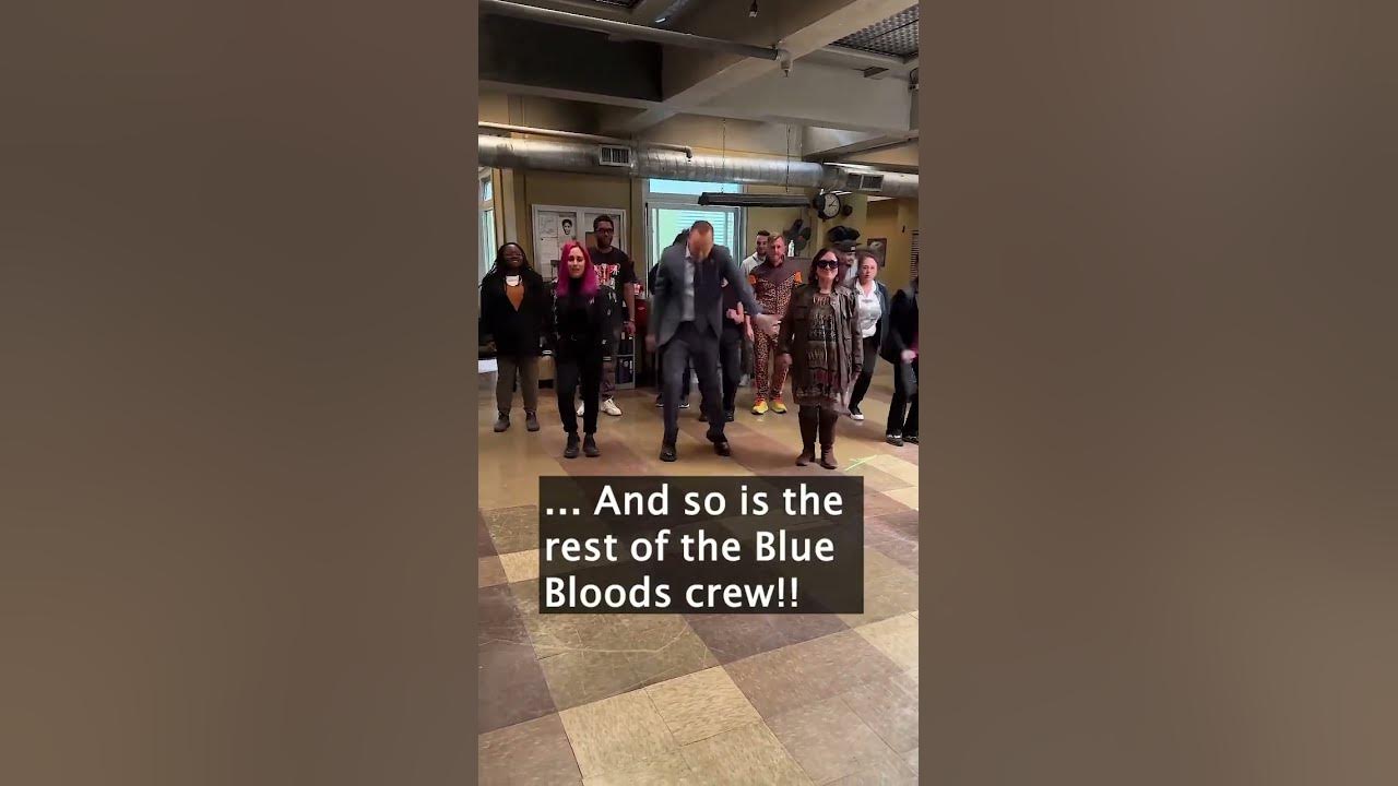 Going off script…..Just another day on set at #BlueBloods   #NewMusic #newkidsontheblock #flashmob