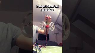 Dual axis inverted pendulum with Arduino
