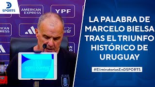 Las sensaciones de Marcelo #BIELSA tras el triunfo de #URUGUAY ante #ARGENTINA en La Bombonera