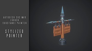 Autodesk 3ds Max, Zbrush, Substance Painter   Stylized Pointer