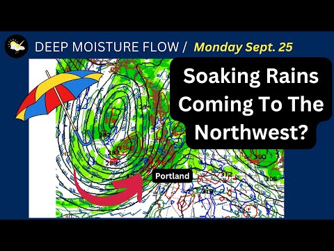 Portland, Pacific Northwest weather, tracking possible jet stream rain soak!