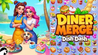 Diner Merge Dish Dash gameplay