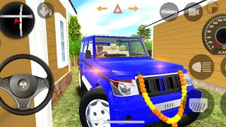 3D Car Simulator Game (Mahindra Bolero) Driving In India - Car Game AndroidGameplay #car #gaming screenshot 5