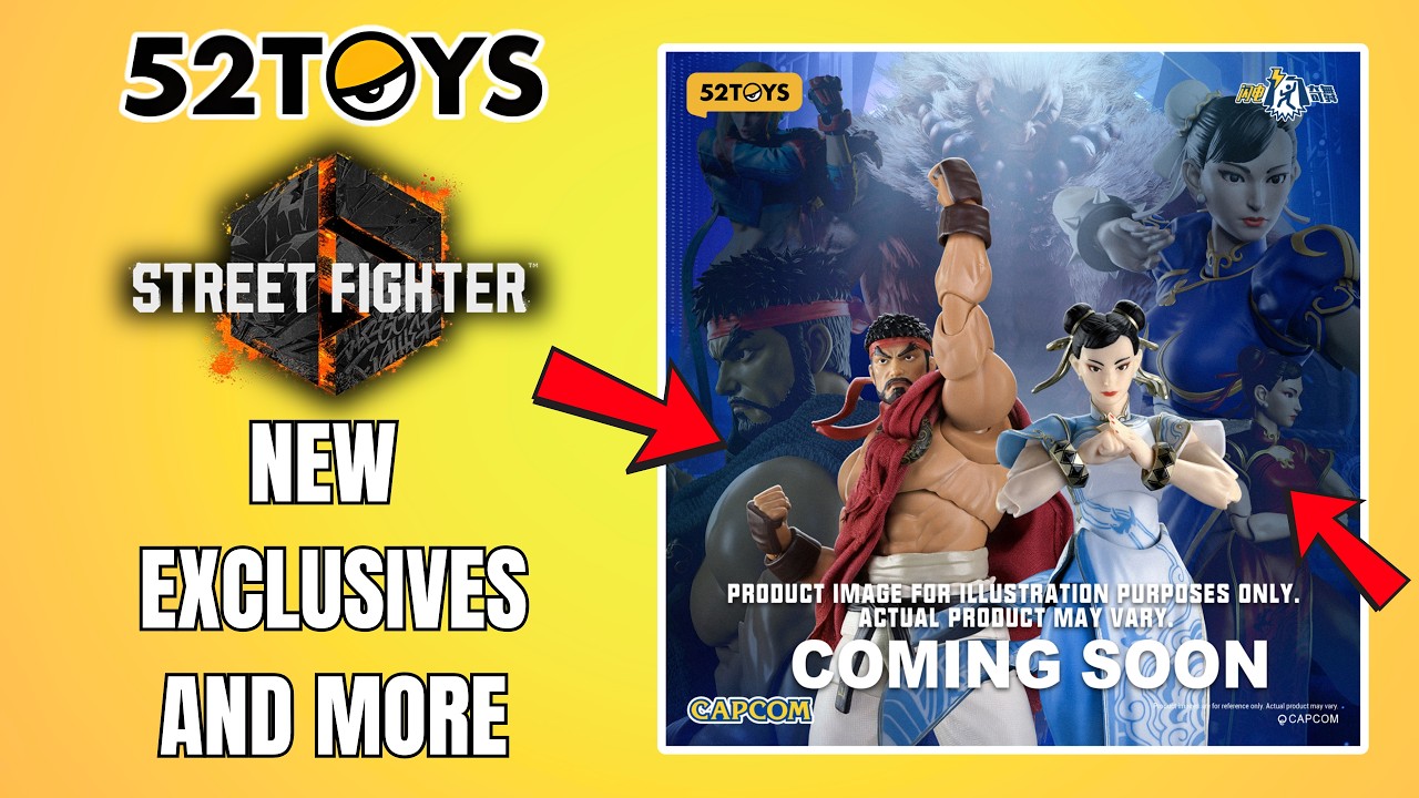 56toy Ryu 52TOYS STREET FIGHTER 6 RYU AND CHUNLI EXCLUSIVES PLUS CAMMY AND AKUMA ...