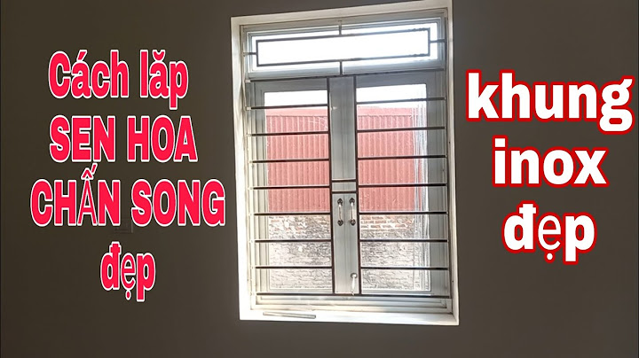 Mẫu khung bảo vệ inox đẹp