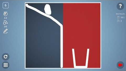 Check out how I solved level 6 in Brain It On! #BrainItOn