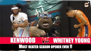 Whitney Young vs Kenwood!! Fight almost broke out!! Most heated season opener ever !! 😳