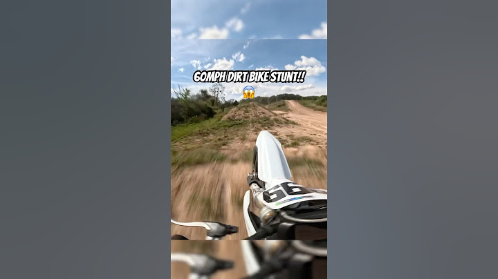 60mph dirt bike stunt!! 😱