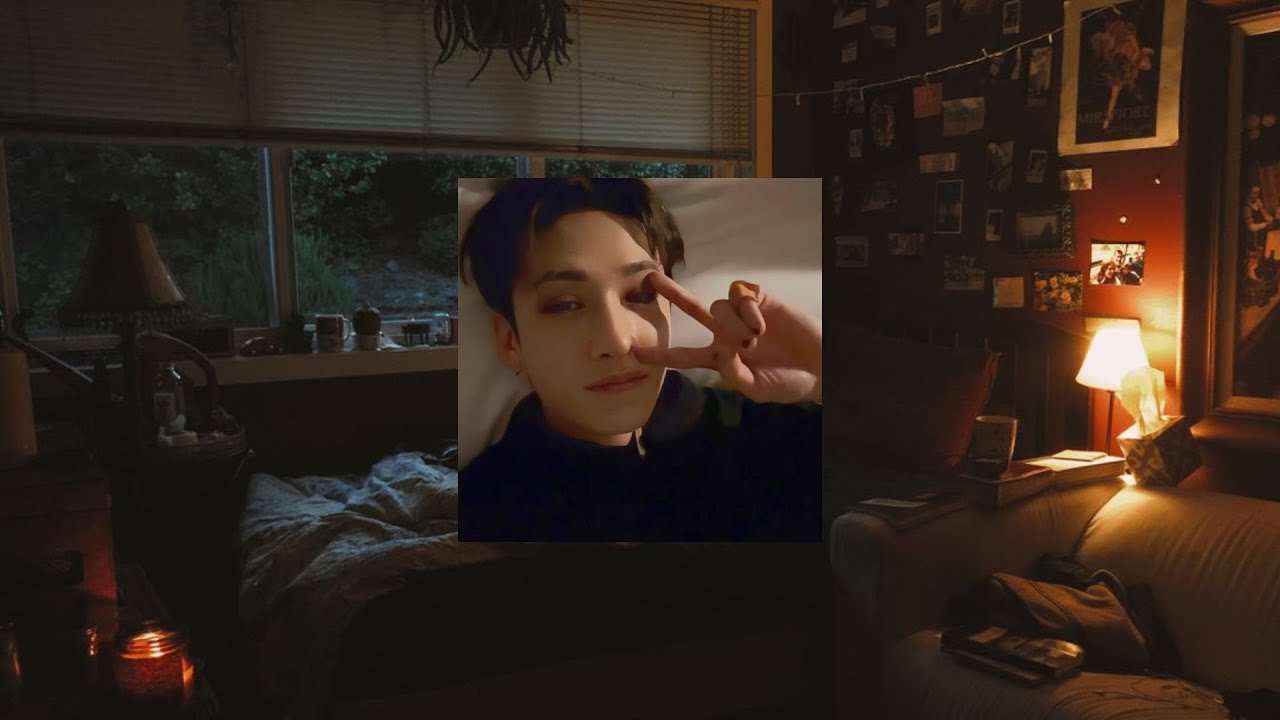 stray kids bang chan voice messages rainy night asmr
