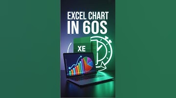 Excel Chart in 60 Seconds  #excel #exceltips #excelchart