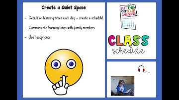 Creating a Learning Environment at Home