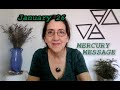 January 26, 2022 Mercury Message