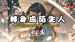 田園 - ﻿轉身成陌生人『曾經擁抱過的人 轉身傷我那麼深』【繁體拼音動態歌詞Lyrics】【CC字幕】
