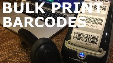 Auto Create & Print Barcodes - Inventory Manager