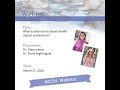 NCCIH Webinar What Is Distinctions Based Health Impact Assessment 