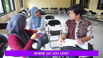 "Where do you live?" in Javanese Language