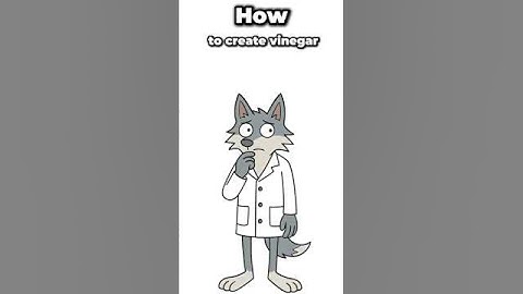 How to Create Vinegar in a Post Apocalyptic World#shorts #science