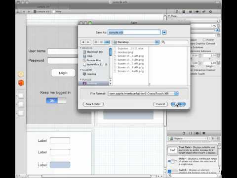 how to use interface builder