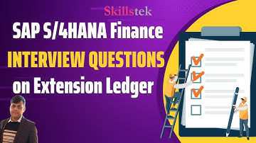 SAP S4 HANA Finance Interview Questions - On Extension Ledgers | SAP FICO Career | Pradeep Hota