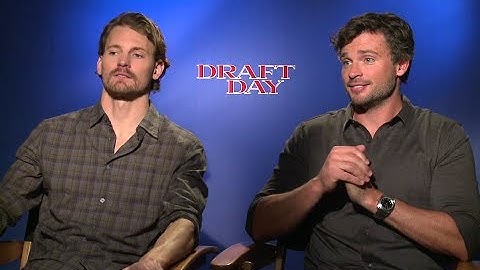 Josh Pence & Tom Welling Interview - Draft Day (2014) JoBlo.com HD
