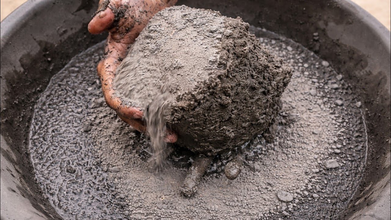 Dusty gritty charcoal🔥water crumbling oddly satisfying video