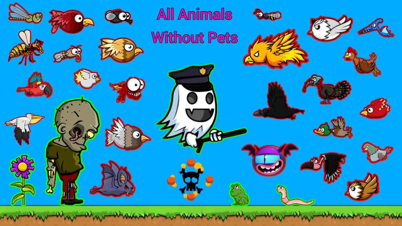 All Animals Evolution in EvoWorld (FlyOrDie) First to Last Level Game Play  