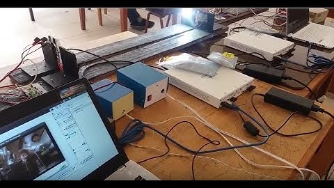 Visible Light Comunication with USRPs and GNU Radio - OFDM - Comunicación por Luz Visible (Video).