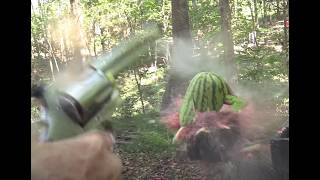 use watermelon to explode red men