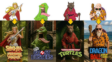 The 12 Best Cartoons of the 1980s — Part 2 — Reimagined in Real Life | Ultra-Realistic AI Edition