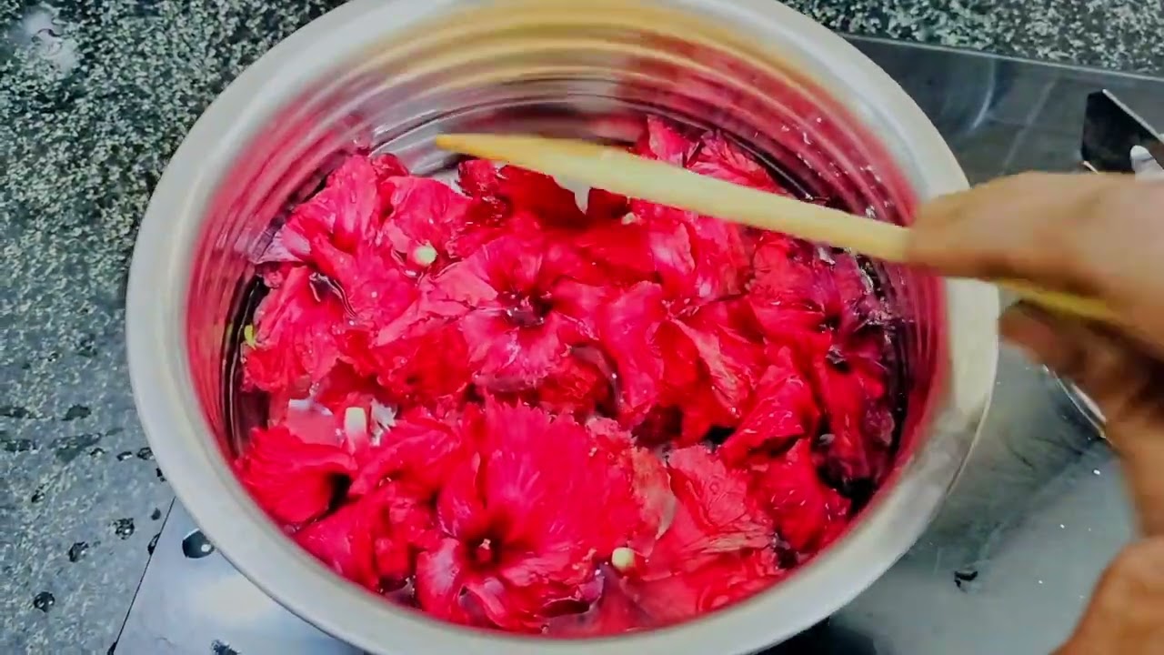 DIY Hibiscus Shampoo: Natural Hair Care Recipe in tamil