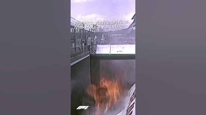 Finishing an F1 Race... ON FIRE! 🔥 #Shorts