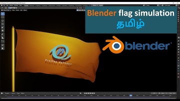 Animated flag blender 2.92 in tamil