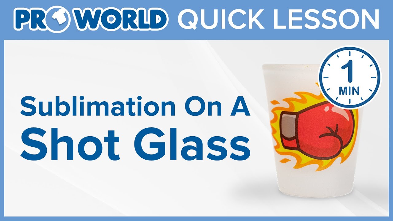 Sublimation On A Shot Glass
