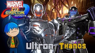 Marvel vs Capcom: Infinite - Ultron and Thanos Gameplay
