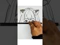 How to Draw Anime Girl #youtubeshorts #youtube #drawing #howtodraw #drawingtutorial