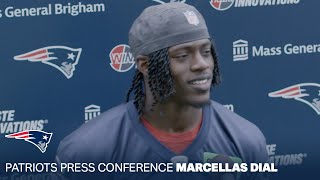 Marcellas Dial: "Can't be more thankful for this organization." | Patriots Press Conference